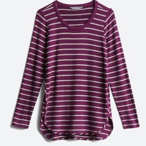 Stitch Fix Market & Spruce Zansia Curved Hem French Terry Knit Top XL